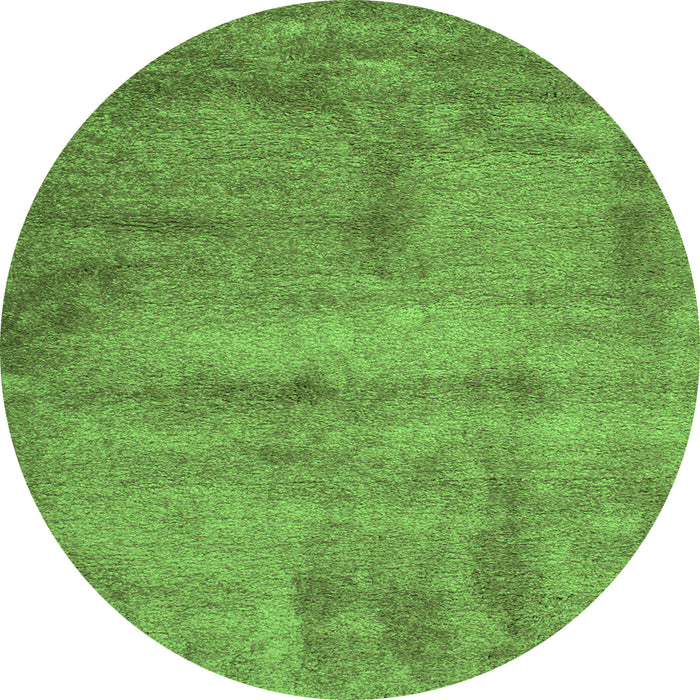 Machine Washable Abstract Green Contemporary Area Rugs, wshcon425grn