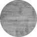 Machine Washable Abstract Gray Contemporary Rug, wshcon425gry