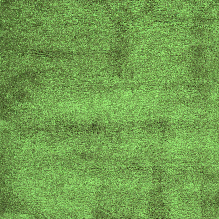 Serging Thickness of Machine Washable Abstract Green Contemporary Area Rugs, wshcon425grn