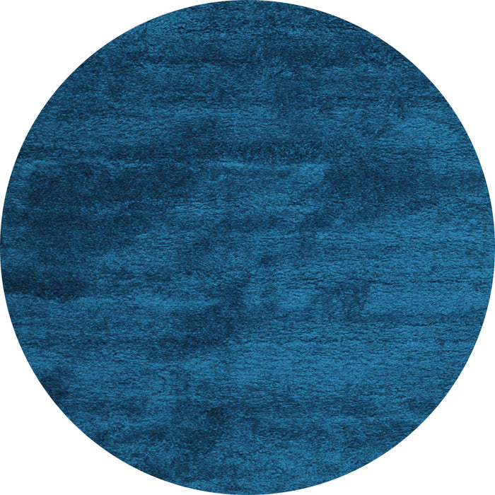 Round Machine Washable Abstract Light Blue Contemporary Rug, wshcon426lblu