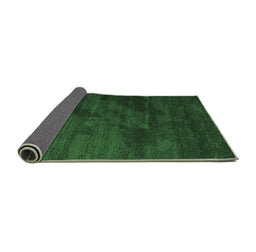 Sideview of Abstract Emerald Green Contemporary Rug, con426emgrn