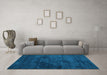 Machine Washable Abstract Light Blue Contemporary Rug in a Living Room, wshcon426lblu