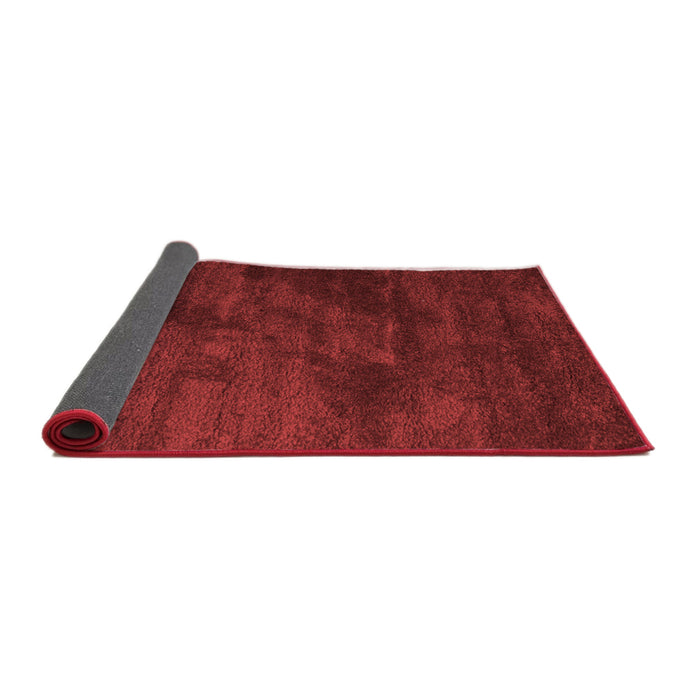 Abstract Red Contemporary Area Rugs