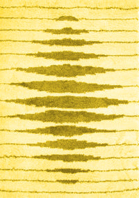 Solid Yellow Modern Rug, con427yw