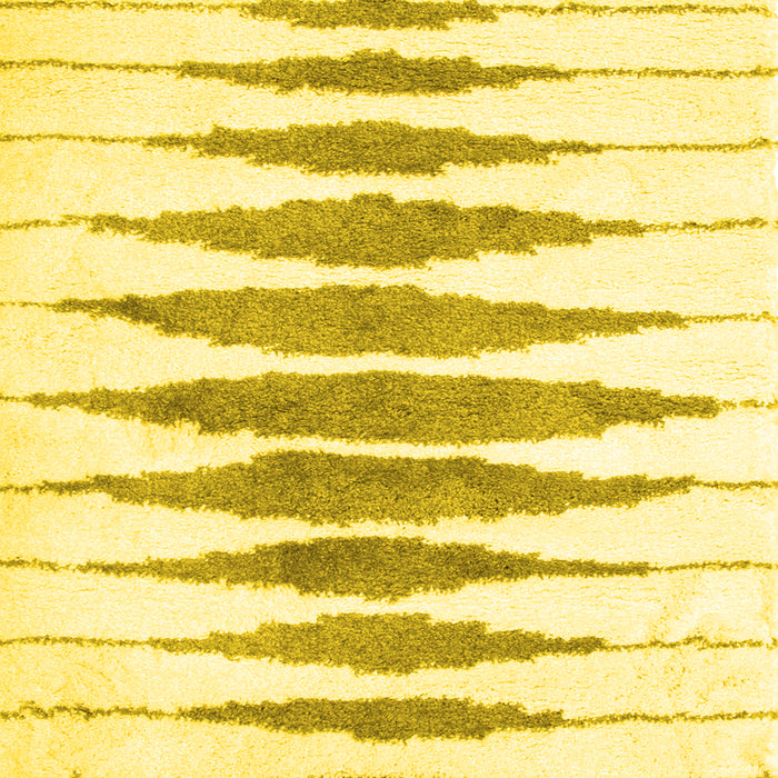 Machine Washable Solid Yellow Modern Rug, wshcon427yw