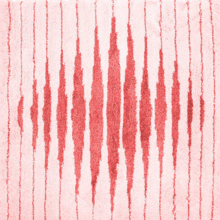 Machine Washable Solid Red Modern Rug, wshcon427red