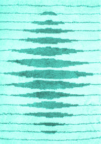 Solid Turquoise Modern Rug, con427turq