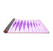 Sideview of Solid Purple Modern Rug, con427pur