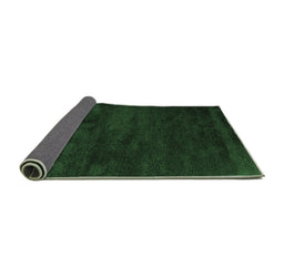 Sideview of Abstract Emerald Green Contemporary Rug, con428emgrn