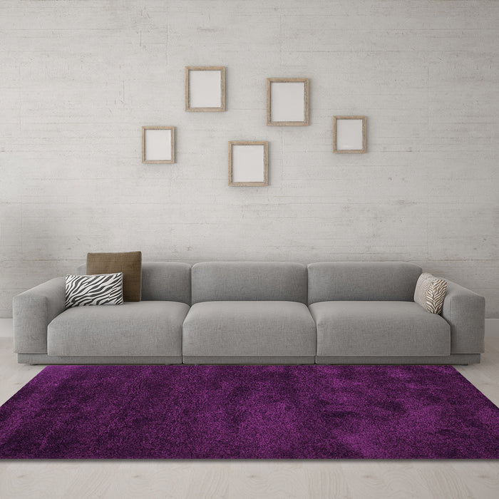 Machine Washable Abstract Pink Contemporary Rug in a Living Room, wshcon428pnk