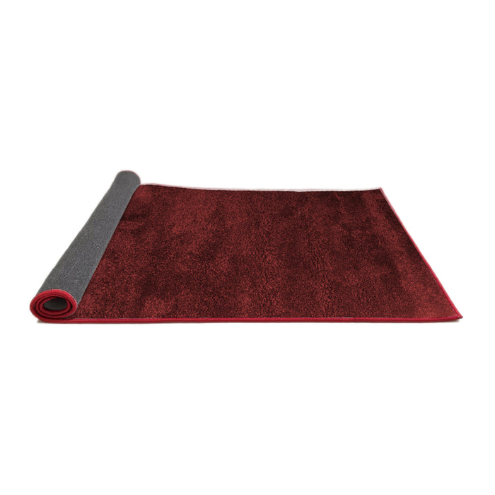 Abstract Red Contemporary Area Rugs