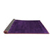 Sideview of Abstract Purple Contemporary Rug, con428pur