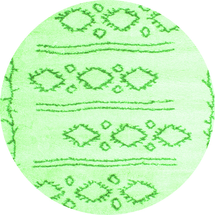 Machine Washable Solid Green Modern Area Rugs, wshcon429grn