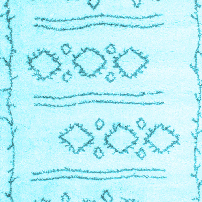 Solid Light Blue Modern Rug, con429lblu