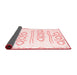 Solid Red Modern Area Rugs