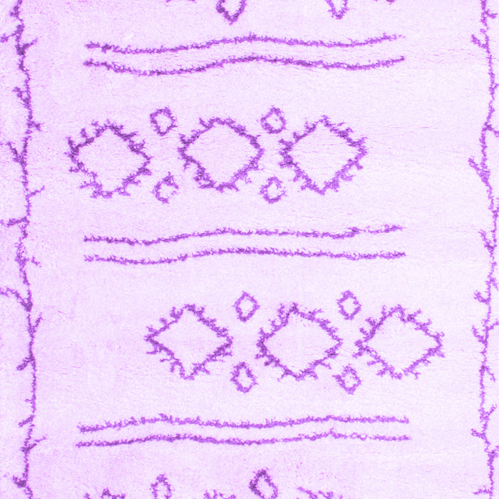 Machine Washable Solid Purple Modern Area Rugs, wshcon429pur