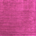 Square Machine Washable Abstract Pink Contemporary Rug, wshcon42pnk