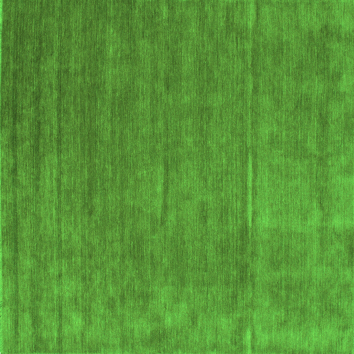 Serging Thickness of Abstract Green Contemporary Rug, con42grn