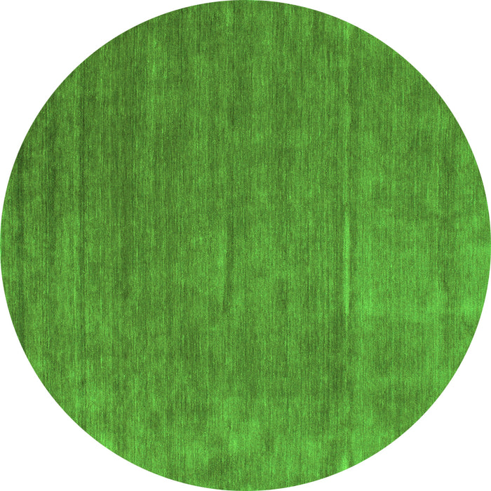 Square Abstract Green Contemporary Rug, con42grn