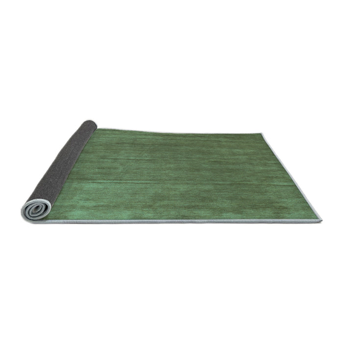 Sideview of Abstract Light Blue Contemporary Rug, con42lblu