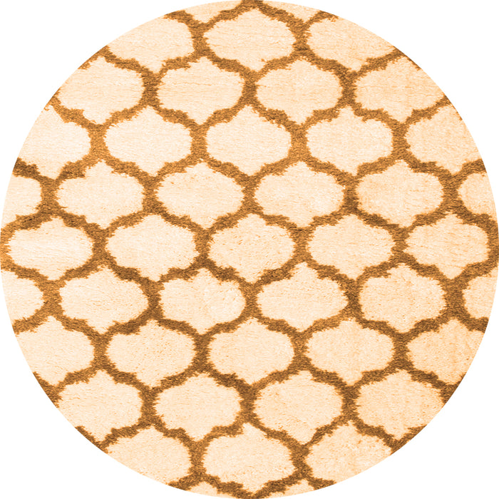 Square Terrilis Orange Contemporary Rug, con430org