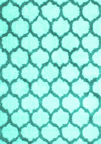 Terrilis Turquoise Contemporary Rug, con430turq