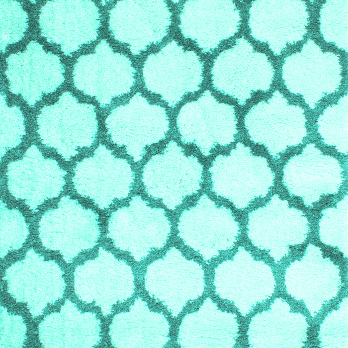 Terrilis Turquoise Contemporary Rug, con430turq