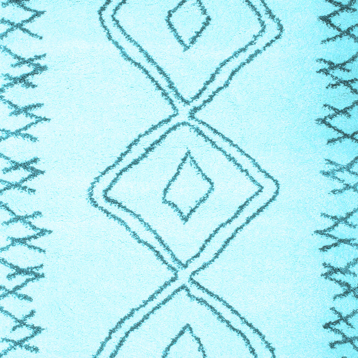 Solid Light Blue Modern Rug, con431lblu