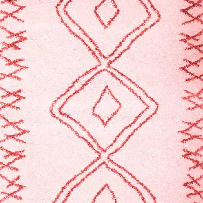 Machine Washable Solid Red Modern Rug, wshcon431red