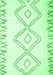 Machine Washable Solid Emerald Green Modern Area Rugs, wshcon431emgrn