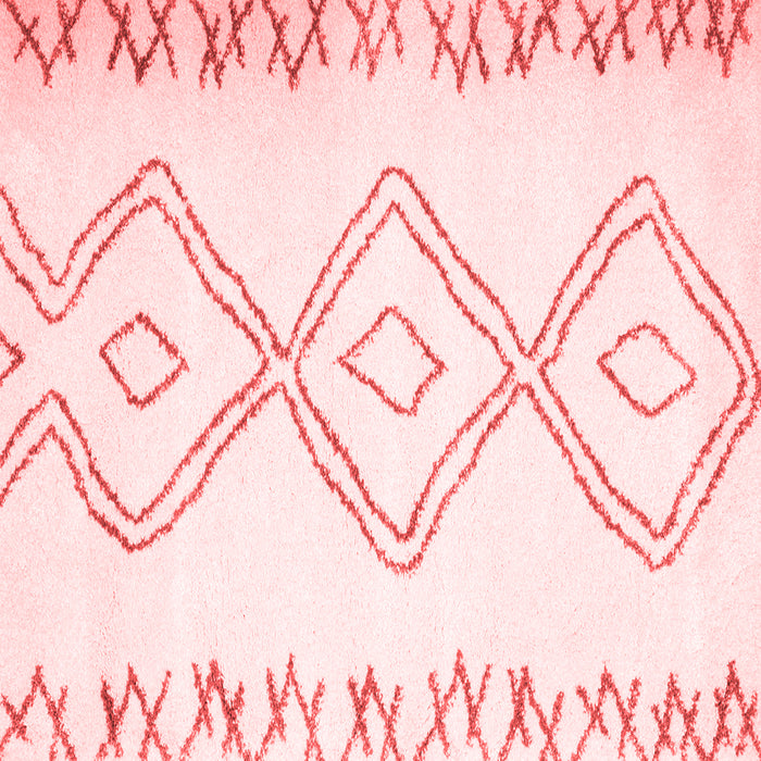 Solid Red Modern Rug, con431red