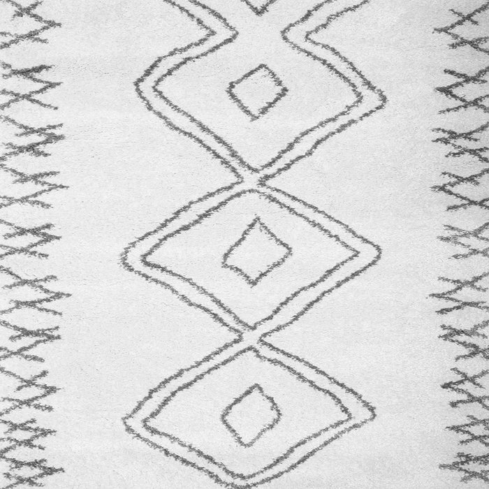 Serging Thickness of Solid Gray Modern Rug, con431gry