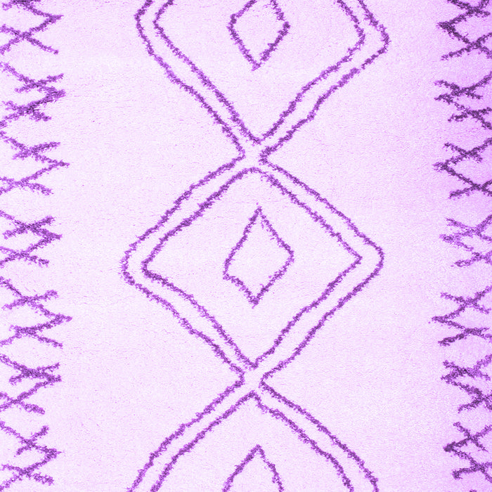 Machine Washable Solid Purple Modern Area Rugs, wshcon431pur