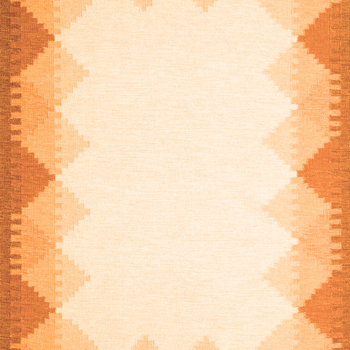 Abstract Orange Contemporary Rug, con432org