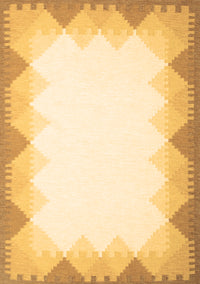 Abstract Brown Contemporary Rug, con432brn