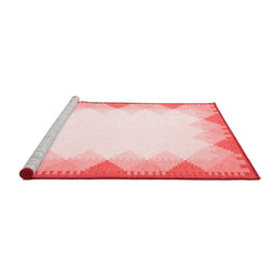 Contemporary Red Washable Rugs