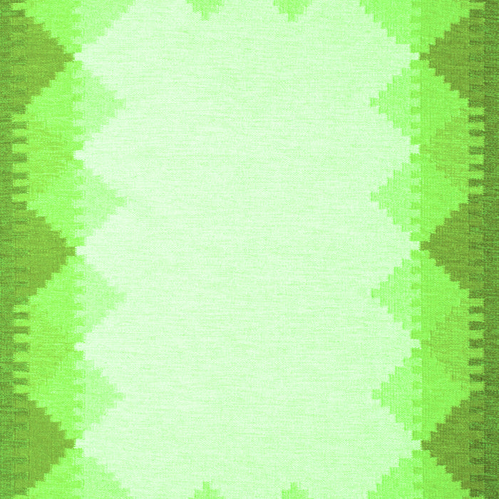 Abstract Green Contemporary Rug, con432grn