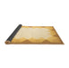 Sideview of Abstract Brown Contemporary Rug, con432brn