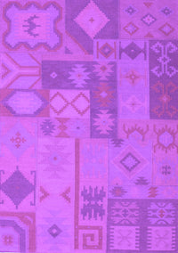 Patchwork Purple Transitional Rug, con433pur