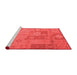 Transitional Red Washable Rugs