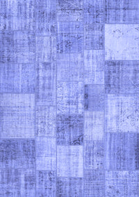 Patchwork Blue Transitional Rug, con434blu