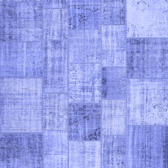Patchwork Blue Transitional Rug, con434blu