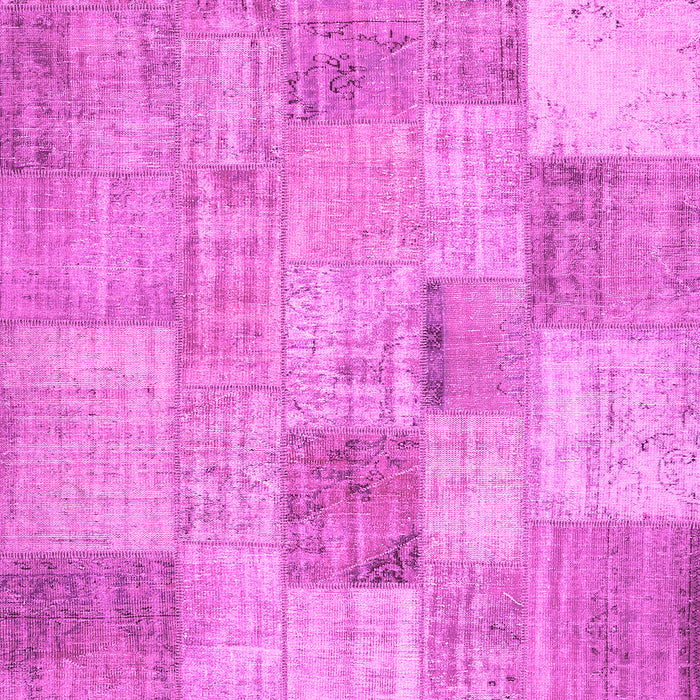 Patchwork Pink Transitional Rug, con434pnk