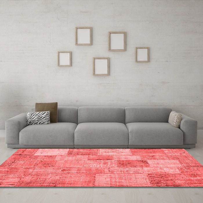 Transitional Red Washable Rugs