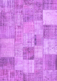 Patchwork Purple Transitional Rug, con434pur