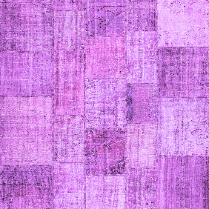 Patchwork Purple Transitional Rug, con434pur