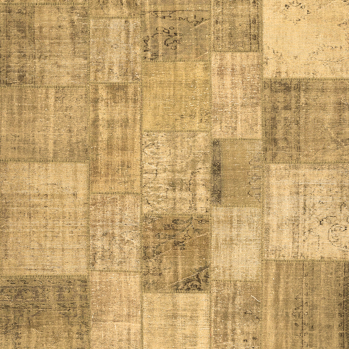 Patchwork Brown Transitional Rug, con434brn