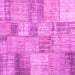 Square Patchwork Pink Transitional Rug, con435pnk