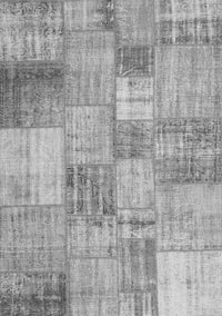 Patchwork Gray Transitional Rug, con435gry