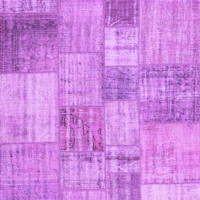 Patchwork Purple Transitional Rug, con435pur